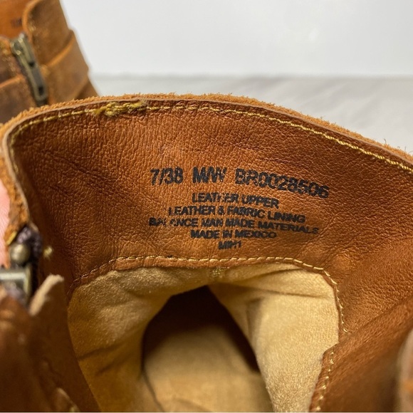 Born Morocco Brown Distressed Bootie 7 - Picture 10 of 13